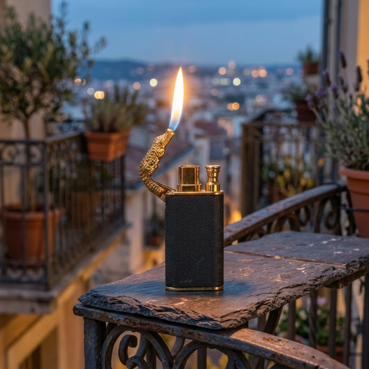 Double Fire Crocodile Lighter