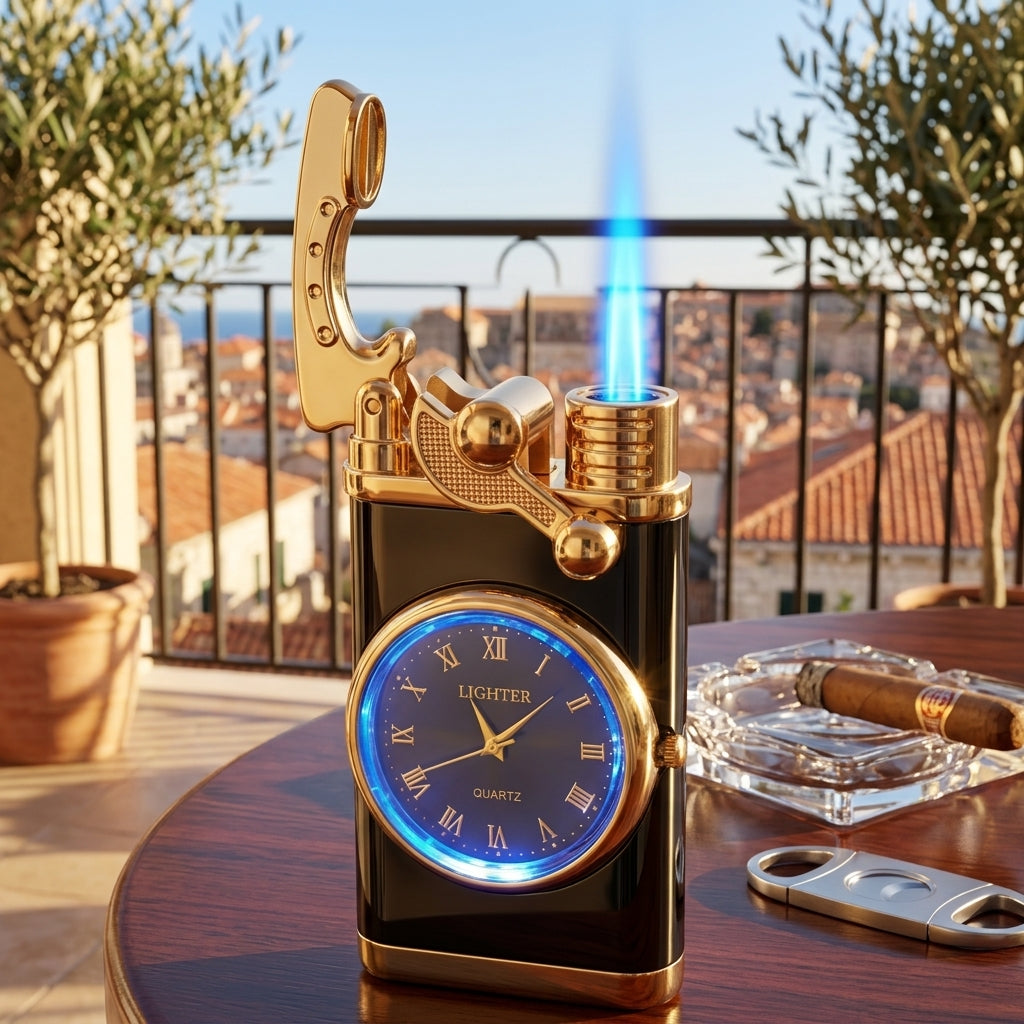 Clock recorder lighter