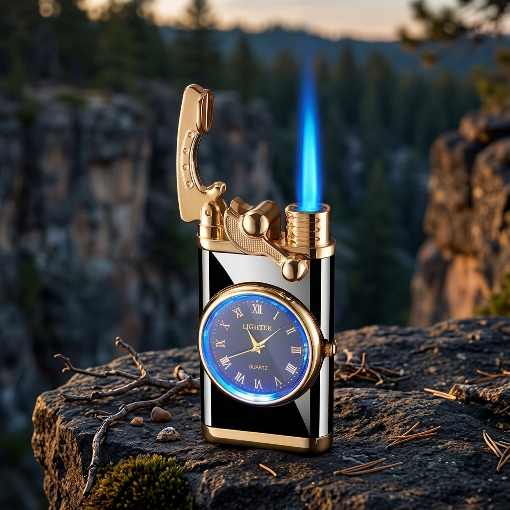 Clock recorder lighter
