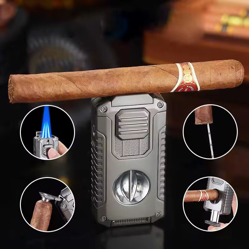 Multi-Functional Cigar Lighter
