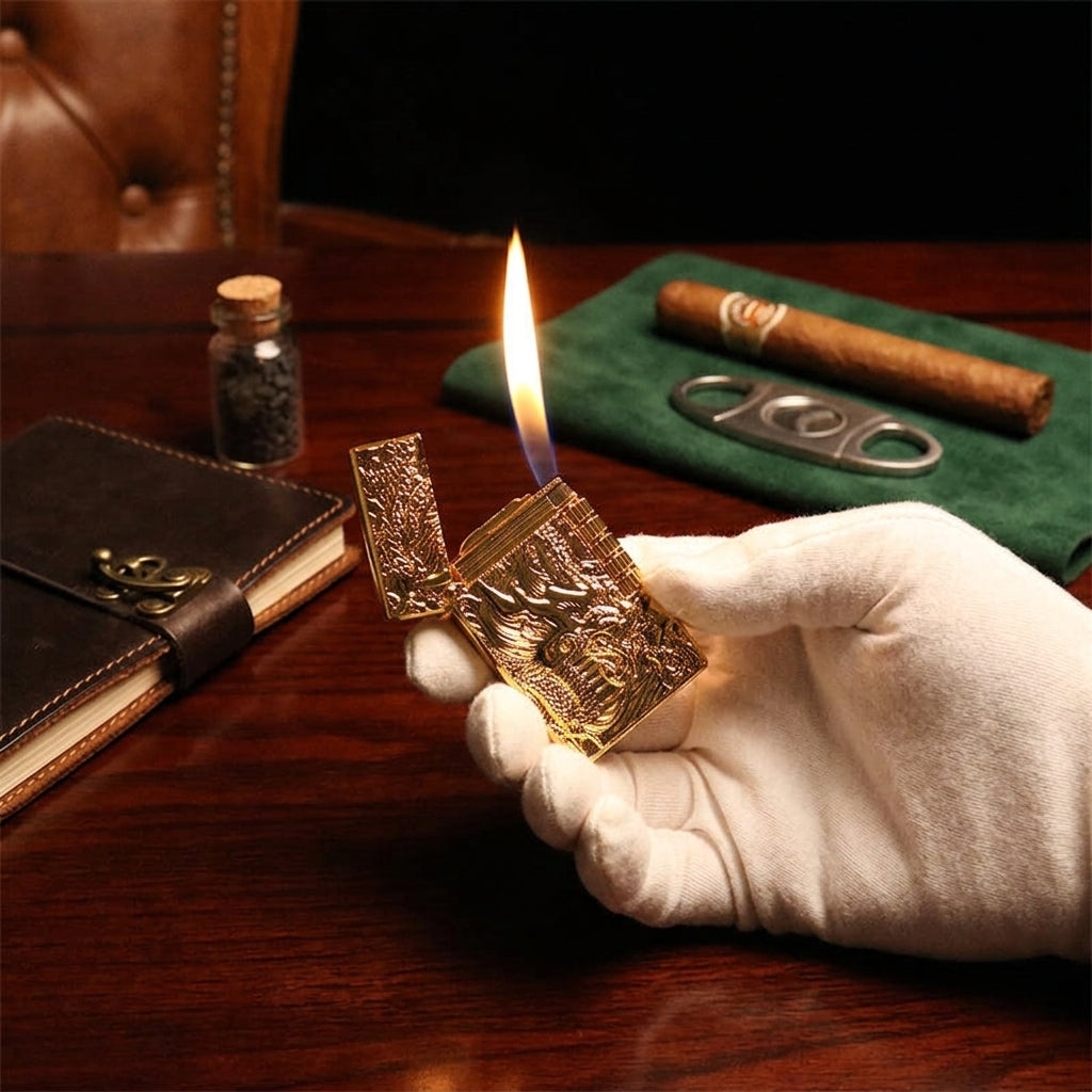 3D Relief Dragon Lighter