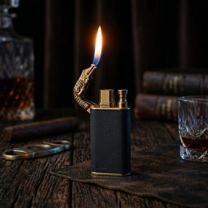 Double Fire Crocodile Lighter