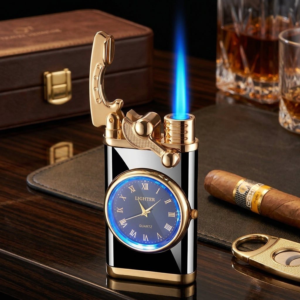 Clock recorder lighter
