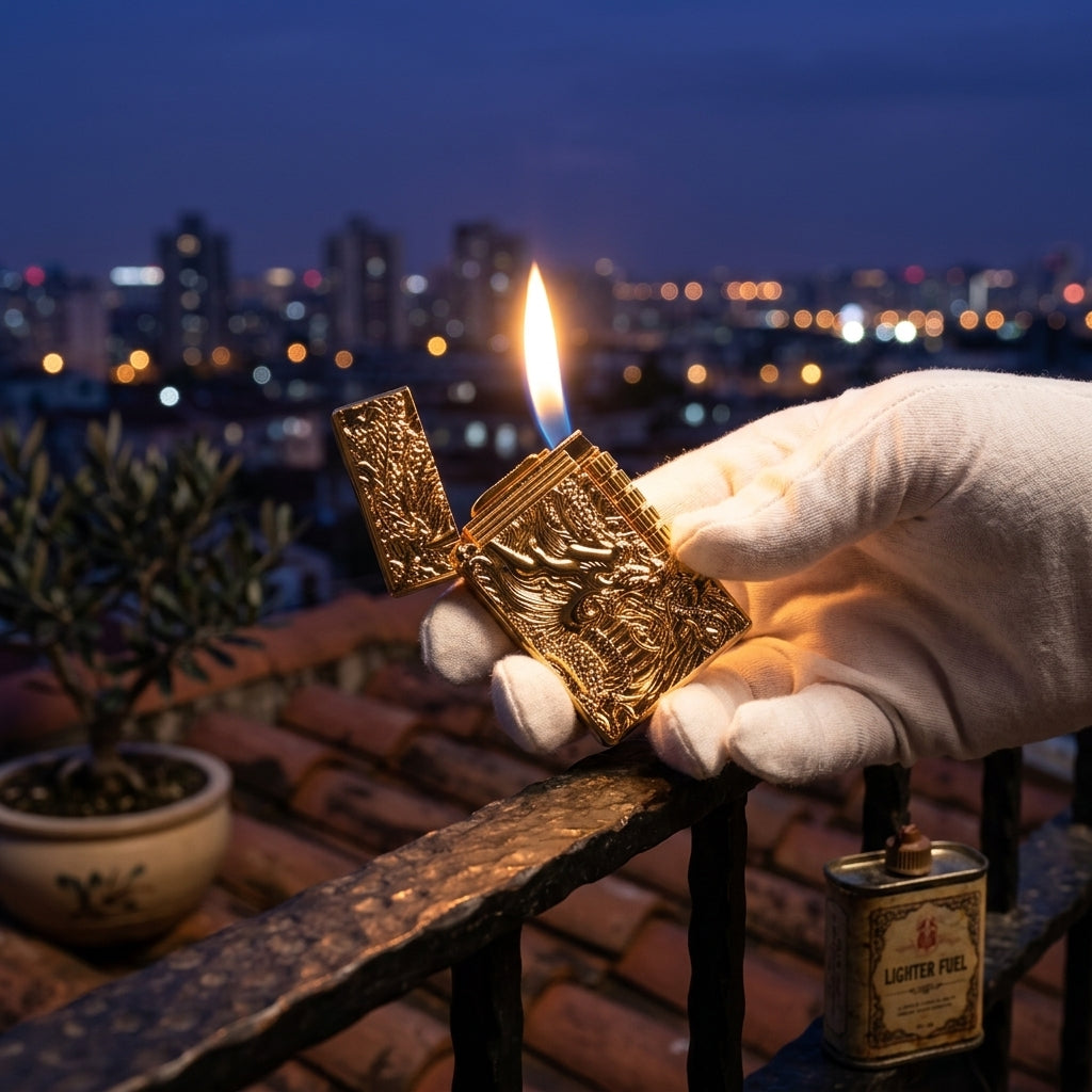 3D Relief Dragon Lighter
